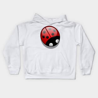 Ladybug, Red Ladybug, Cute Ladybug, Lady Beetle Kids Hoodie